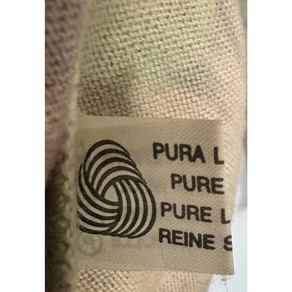 CLAUDIO FERRETTI vintage floral knit cardigan sweater size M Wool & Lana Italy - Picture 8 of 10